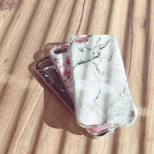 Wozinsky Marble żelowe etui pokrowiec marmur Xiaomi Redmi Note 7 biały - Etui i futerały do telefonów - miniaturka - grafika 6