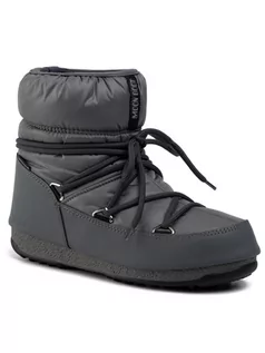 Śniegowce damskie - Moon Boot Śniegowce Low Nylon Wp 2 24009300006 Szary - grafika 1