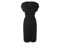 Sukienki - esmara® Sukienka damska z lnem i wiskozą (Czarny, M(40/42)) - miniaturka - grafika 1