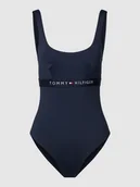 Stroje kąpielowe - Kostium kąpielowy z detalem z logo model ‘ONE PIECE’ - miniaturka - grafika 1