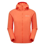 Kurtki i kamizelki sportowe damskie - Kurtka zimowa damska Montane F Sirocco Hoodie Rozmiar: S / Kolor: pomarańczowy - miniaturka - grafika 1