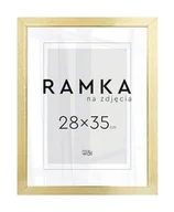Ramki na zdjęcia - Ramka na zdjęcia 28x35 cm Złota - miniaturka - grafika 1