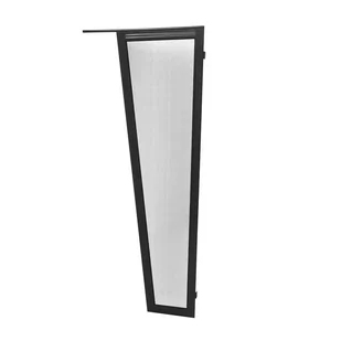 Ścianka boczna antracyt 180x53x30 cm do daszka łukowego 75 cm Robelit 5905725047024 - Daszki nad drzwi - miniaturka - grafika 1