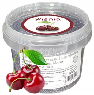 Cukier Do Waty Cukrowej Wiśnia 100g Wiśniowy - Cukier i słodziki Cukier Do Waty Cukrowej Wiśnia 100g Wiśniowy - Cukier i słodziki - miniaturka - grafika 1