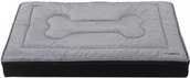 Legowiska dla psów - Legowisko ortopedyczne materac dla psa Welsti szary kość L 100x70 antypoślizgowy - miniaturka - grafika 1