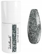 Lakiery hybrydowe - LAKIER HYBRYDOWY 377 GLITTER SILVER ISABELLENAILS SREBRNY BROKAT - miniaturka - grafika 1