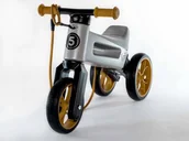 Rowerki biegowe - Rowerek biegowy Funny Wheels Rider Grey - miniaturka - grafika 1