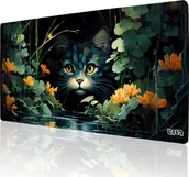 Podkładki pod mysz - Podkładka Tilt PODKŁADKA POD MYSZ MYSZKĘ Ukryty Kot 100x50 TILT Dla gracza Prezent Duża - miniaturka - grafika 1