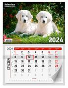 Kalendarze - Kalendarz Miesięczny Lux 2024 Kalpolbis - miniaturka - grafika 1