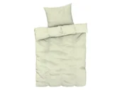 Pościel - LIVARNO home Pościel z mikrowłókna satynowego, 140 x 200 cm (w kratkę/zielony) - miniaturka - grafika 1