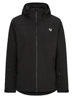 Kurtki męskie - Ziener TAFAR męska kurtka narciarska/snowboardowa | oddychająca, wodoszczelna, czarna, rozmiar 46 - miniaturka - grafika 1