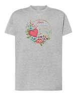 Koszulki i topy damskie - Koszulka dla Siostry Personalizowana Najlepsza Szara XL - miniaturka - grafika 1