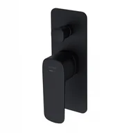 Baterie podtynkowe - CERSANIT CERSANIT S951-373 BATERIA WAN-NATR PODTYNKOWA LARGA Z BOKSEM CZARNA - miniaturka - grafika 1