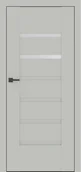 Drzwi wewnętrzne - Dre Drzwi Wewnętrzne Z Szybą Reva 7 Okleina Jasna Szara Mat - miniaturka - grafika 1