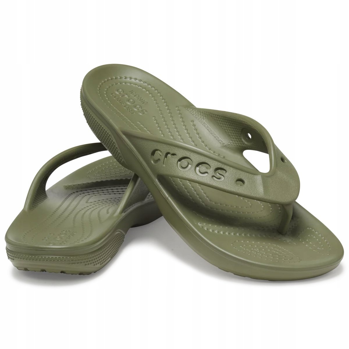 Damskie Lekkie Buty Japonki Klapki Crocs Baya 208192 Flip 41-42