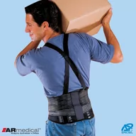 Ortezy, stabilizatory i opaski elastyczne - Pas do dźwigania lędźwiowy Kręgosłup ortoped. L - miniaturka - grafika 1