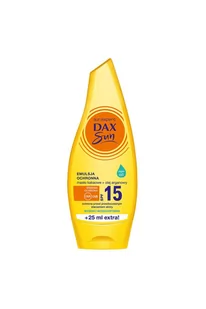 Dax Sun  Emulsja do opalania z masłem kakaowym i olejem arganowym SPF 15 175ml - Balsamy i kremy do opalania - miniaturka - grafika 1