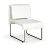 Sofy i kanapy - B2B Partner Fotel PUBLIC, biały 312H - H11 - miniaturka - grafika 1