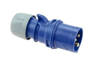 PCE Wtyczka siłowa odbiornikowa przenośna Twist IP44 32A 230V 2P+Z - Kostki, złączki, wtyczki - miniaturka - grafika 3