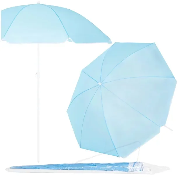 Parasol plażowy 160 cm ogrodowy, przeciwsłoneczny UPF50+ składany, łamany n
