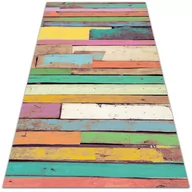 Dywany - Wewnętrzny dywan winylowy Poziome deski 100x150 cm - miniaturka - grafika 1