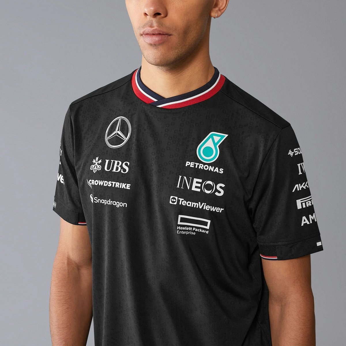 Koszulka czarna Mercedes AMG Petronas F1 Team T-shirt Rozmiat.S