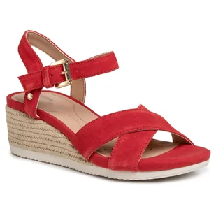 Geox Espadryle D Ischia Corda C D02HHC 00022 C7000 Red - Espadryle damskie - miniaturka - grafika 1