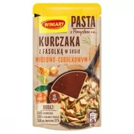 Szybkie dania obiadowe - Winiary Pasta z pomysłem na... kurczaka z fasolką w sosie miodowo-cebulkowym 80 g - miniaturka - grafika 1