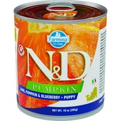 Mokra karma dla psów - Farmina N&D Pumpkin Puppy lamb & blueberry 285 g - miniaturka - grafika 1