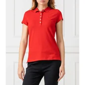 Koszulki i topy damskie - Tommy Hilfiger Polo New Chiara | Slim Fit - miniaturka - grafika 1
