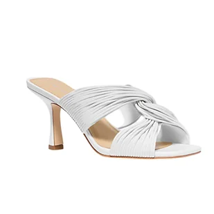 scarpe con tacco donna michael kors - alessia mule sandal - bianco - Czółenka - miniaturka - grafika 1