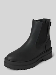 Buty chelsea z detalem z logo - Botki damskie - miniaturka - grafika 1