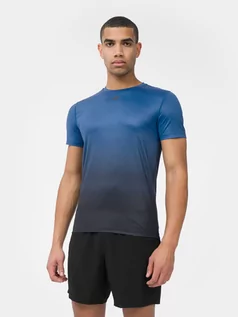 Koszulki sportowe męskie - Koszulka treningowa regular szybkoschnąca męska - 4F - grafika 1