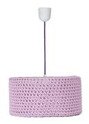 Lampy sufitowe - Lampa wisząca ręcznie szydełkowana fioletowy Ariadna BPS Koncept 0A0-007-40cm - miniaturka - grafika 1