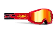 Gogle i okulary motocyklowe - FMF Goggles POWERCORE gogle płomień czerwone lustro czerwona soczewka - miniaturka - grafika 1