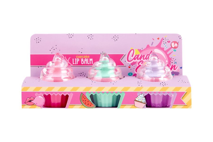 Create It! Candy balsam do ust babeczki 3-pak