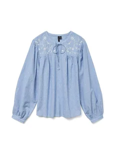 Vero Moda Bluzka w kolorze błękitnym - Bluzki damskie - miniaturka - grafika 1