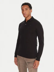 G-Star Raw Polo Dunda D27683-5864 Czarny Slim Fit - Koszulki męskie - miniaturka - grafika 1