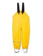 Spodnie i spodenki dla chłopców - CareTec Dziecięce spodnie ogrodniczki przeciwdeszczowe, wiatro- i wodoszczelne (różne kolory), żółte (żółty 324), 92 - miniaturka - grafika 1