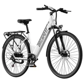 Rowery elektryczne - Rower elektryczny DUOTTS OT12, silnik 250W,bateria 36V 13Ah, opony 27,5×2,25 cali, maks. prędkość 25km/h, zasięg 65km - biały - miniaturka - grafika 1