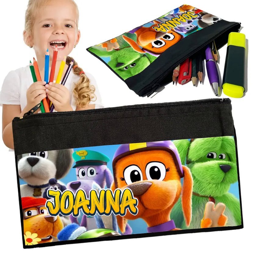 Personalizowany Piórnik GAZU PIESKI GAZU - Saszetka Nadruk imienia Prezent