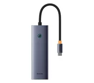 Huby USB - Baseus Flite Series 6w1 B00052802811-00 (szary) - miniaturka - grafika 1