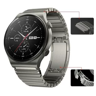 PASEK PREMIUM BRANSOLETA DO SAMSUNG GALAXY WATCH 46MM /3 45MM /GEAR S3 /HUAWEI WATCH GT/GT 2 46MM /GT 2 PRO/GT 2E / GT 3 46MM /  AMAZFIT GTR 47MM / .. - Akcesoria do smartwatchy - miniaturka - grafika 1