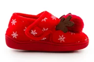 Buty dla dziewczynek - Kapcie dziecięce By Very Nynyl pantofle ciepłe renifery-27 - miniaturka - grafika 1