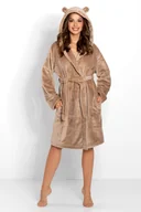 Bielizna nocna - Szlafrok Teddy Beige (Rozmiar XL) - miniaturka - grafika 1