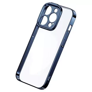 Zestaw ochronny Baseus Glitter przeźroczyste etui i szkło hartowane do iPhone 14 Pro Max (niebieski) - Etui i futerały do telefonów - miniaturka - grafika 4