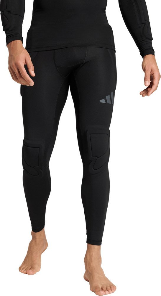 Legginsy bramkarskie męskie adidas Padded Goalkeeper Baselayer Long czarne JZ9224