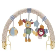 Pozytywki dla dzieci - Zawieszka do wózka miś, kwiatek i gwiazdki Baby Mix - miniaturka - grafika 1
