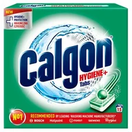 Środki do kuchni i łazienki - Calgon Hygiene+ Tabletki 15 sztuk - miniaturka - grafika 1