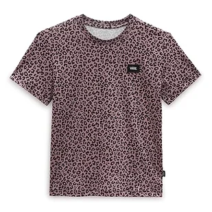 Vans Damska koszulka Chrysanthecheetah SS Crew, muchomor, XS, Muchomor, XS - Koszulki i topy damskie - miniaturka - grafika 1